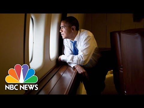 President Obama Makes Final Trip On Air Force 1 | NBC News