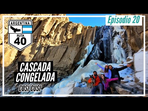 🧊 UNA CASCADA CONGELADA📍#Ruta 40 en #casarodante - Cusi Cusi #jujuy Argentina
