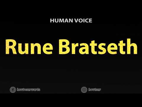 How To Pronounce Rune Bratseth