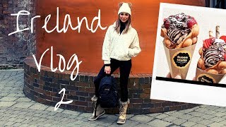 Ireland travel vlog 2 Jameson downtown dublin bubble waffle vlogger