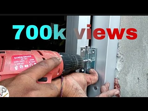 Installation tips for aluminium door