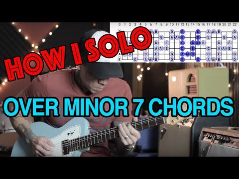 Soloing Ideas & Tips For Playing Over Minor 7 Chords - guitar lesson tutorial
