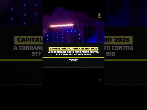 A cobrança de Dinho Ouro Preto contra STF e Vorcaro no Rock in Rio