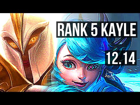 KAYLE vs GWEN (TOP) | 6/0/3, Rank 5 Kayle, Dominating | EUW Challenger | 12.14