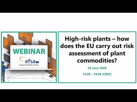 Webinar: High-risk plants – how does the EU carry out risk assessment of plant commodities?