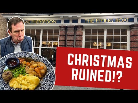 Reviewing WETHERSPOONS CHRISTMAS DINNER - Has Christmas Been Ruined!?