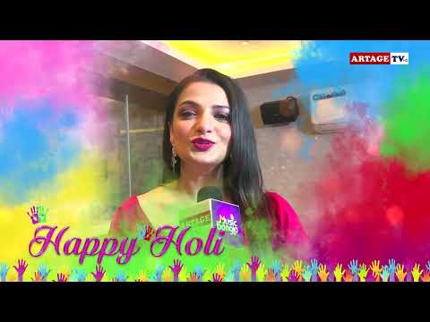 Holi wish from Tanusree Chakraborty