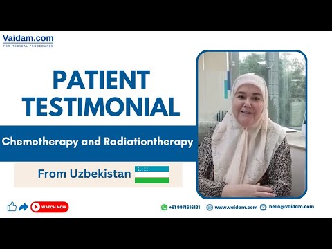 Uzbekistan Patient with Throat Cancer Successfully Treated in India
