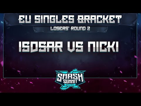 Isdsar vs Nicki - EU Singles Bracket: Losers' Round 2 - Smash Summit 10 | Captain Falcon vs Fox