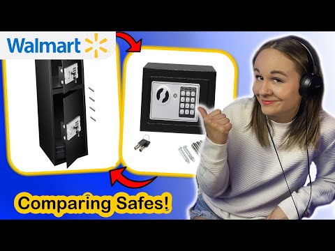 [23.6" Tall]Large Safe Box, 𝟒.𝟔 𝐂𝐮𝐟𝐭 Home Safes with Fireproof Waterproof Bag, Security Safes for Home with Programmable Keypad Key, Smart Alert, Mute Mode, Anti-theft Digital Safe for Valuables video review thumbnail