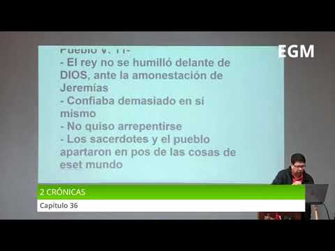Estudio Bíblico: 2 Crónicas 36 - Pr. Freddy Romero (19/07)