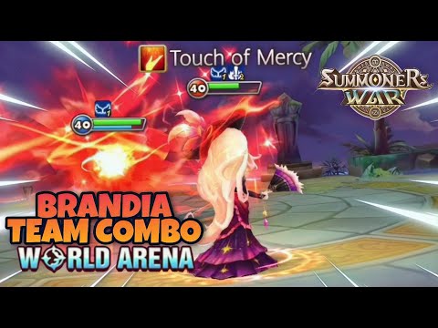 Brandia Team Combo in World Arena Ep. 3 - Summoners War