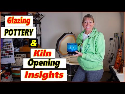 Glazing Pottery Detailed Process and Kiln Opening Insights