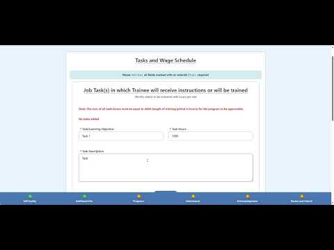 OJT Government Application