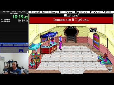 Quest for Glory 2: Trial By Fire, Super 100% in 36:11 by davidtki