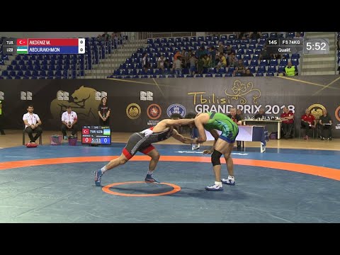 Qual. FS - 74 kg: M. AKDENIZ (TUR) v. B. ABDURAKHMONO (UZB)