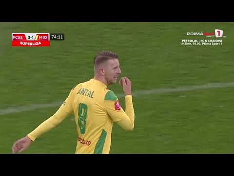 GOOOL! FCSB – CS Mioveni 3-1. Antal profită de gafa lui Târnovanu și reduce din handicap