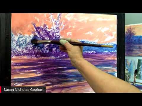 Susan Nicholas Gephart - Exploring expressive color in pastel painting