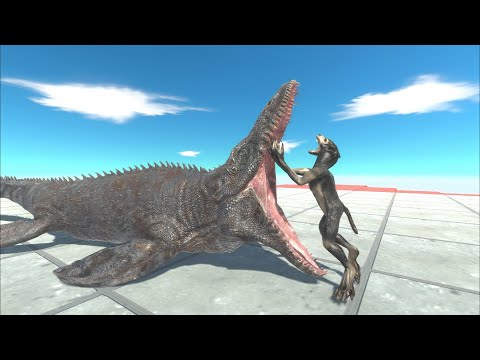 Mosasaurus New unit vs every Unit - Animal Revolt Battle Simulator
