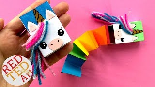 Secret Unicorn Notebook DIY - Matchbox Unicorn DIY - Cutest Unicorn DIY ever