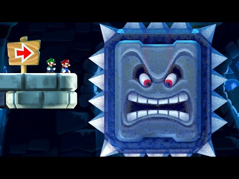 New Super Mario Bros. U Deluxe - 100% Walkthrough - World 4: Frosted Glacier