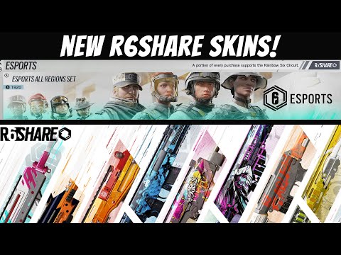 NEW R6SHARE TIER 2 SKINS! | Rainbow Six Siege