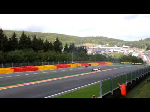 2011 GP2 Spa-Francorchamps Crash Fabio Leimer
