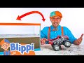 Blippi Learns To Wash Toy Trucks Blippi And Meekah Best Friend Adventures Educational Videos
