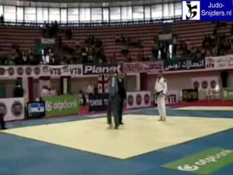 Judo 2009 Tunis:  van Dijk (NED) - Riad (FRA) [-73kg].
