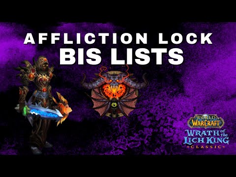 Affliction Lock BiS Lists (Pre-Raid & Phase 1)