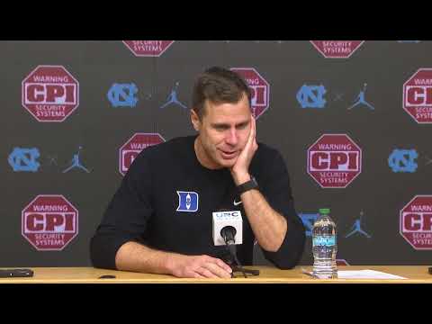 Jon Scheyer on Duke's loss to UNC: 'I got staff members that got punched in the face'