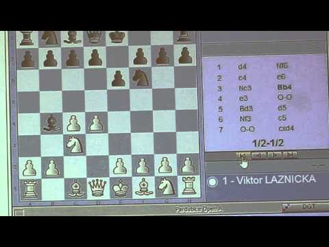 A 8.1. GM Viktor  LÁZNIČKA  -  GM Sergei  MOVSESIAN ½ - ½