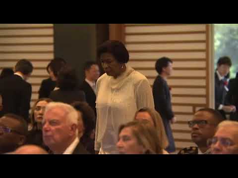 Guests arriving for Emperor Naruhito's enthronement ceremony