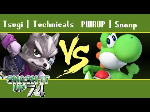Tsugi | Technicals (Fox) vs PWRUP | Snoop (Yoshi) - SIU 74 - Wii U