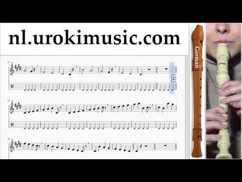 Blokfluitles (G.) Charlie Puth & Selena Gomez - We Don't Talk Anymore Blokfluitles Deel#1 um-374
