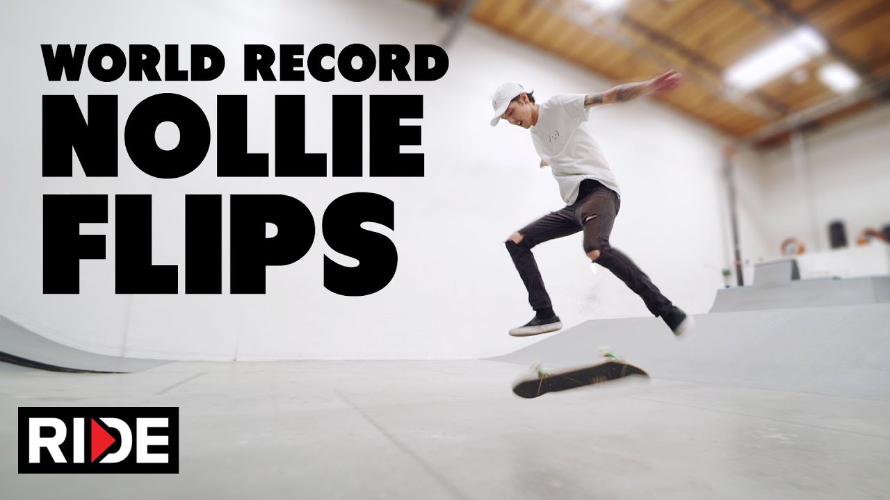 Spencer Nuzzi rompe el récord de Dyrdek: 26 Nollie Flip en 1 minuto