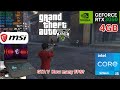 MSI Thin 15 B12UC 1426TH Intel Core I5 12Gen RTX 3050 4GB 144Hz GTA 5 How Many FPS