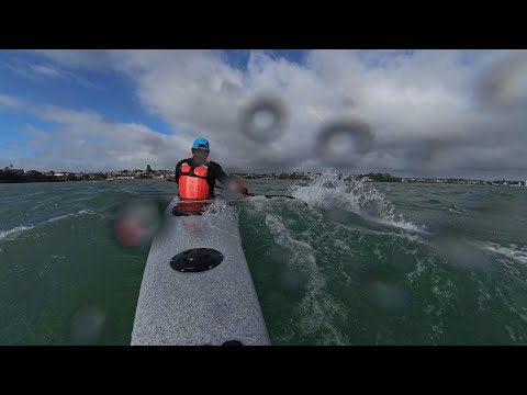 Paddling with the wing foilers  - Epic surfski V7 -  part 3/4