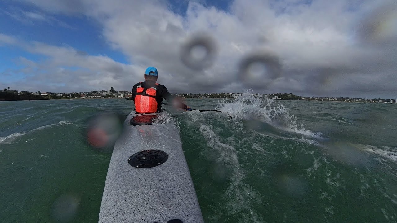 Paddling with the wing foilers  - Epic surfski V7 -  part 3/4