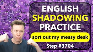 English SHADOWING for Fluent Speaking: Repeat after me + Say it with me. Pronunciation and Flow.