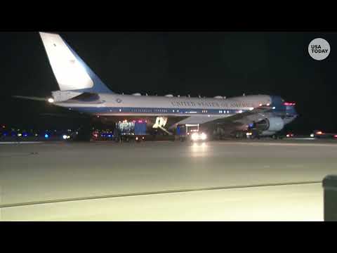 Trump's Air Force One forced to turn around before heading to Davos World Economic Forum