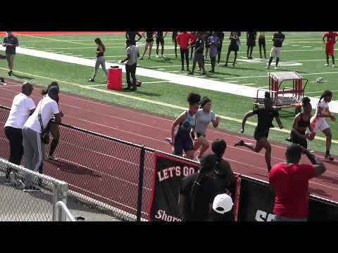 Girls 60m Heat 3 Final Orange and Black Indoor-Outdoor Challenge #3