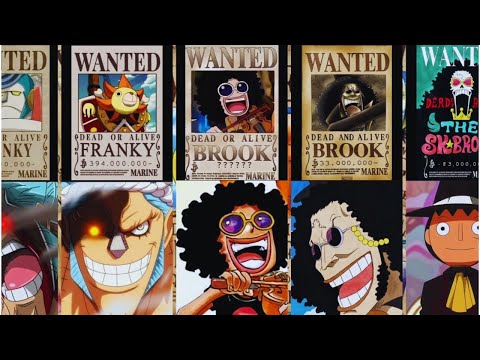 Die Entwicklung der Kopfgelder der Strohhut Bande – Von 0 bis Milliarden! 💰🔥 | One Piece