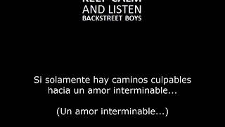 Show Me The Meaning Of Being Lonely - Backstreet Boys (Subtitulado - Español)