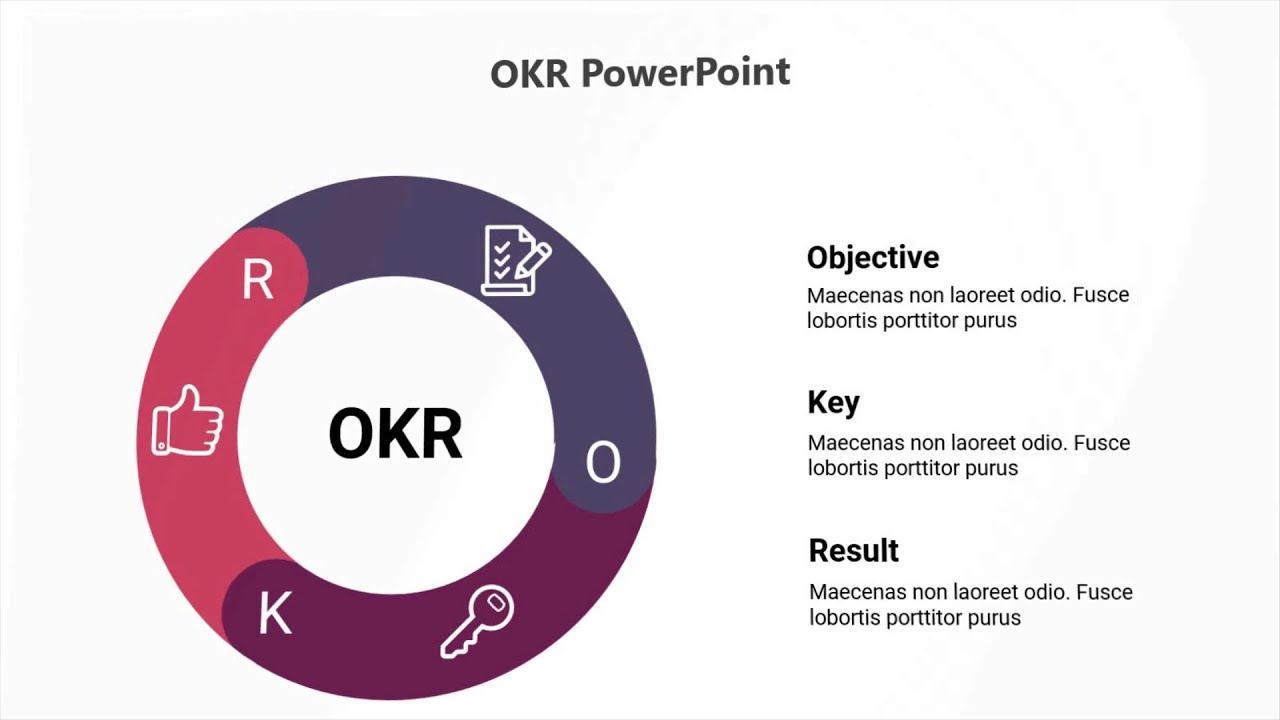 OKR PowerPoint Presentation Tutorial