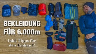 Mein Bekleidungs-Setup für 6000er im Detail (Island Peak, Lobuche, Mera Peak und Co.)