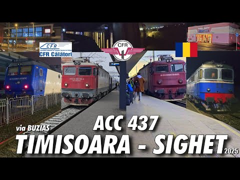 Timisoara - Sighetu Marmatiei | On the trail of the Accelerat 437 train through Buzias in 2025