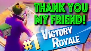 [Fortnite] 1st Victory Royale in Season.5 with Joker Skin!