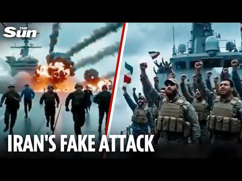 Chilling Iran propaganda video sees Trump’s Middle East fleet wiped out by missiles