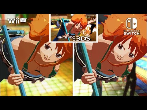 One Piece: Unlimited World Red Graphics Comparison - Nintendo Switch vs Wii U vs 3DS